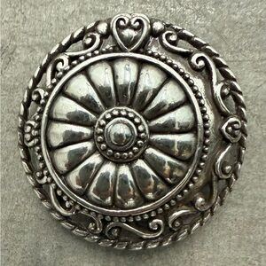 Vintage Brighton Jewelry Perfume Compact with Solid  Perfume “Love”